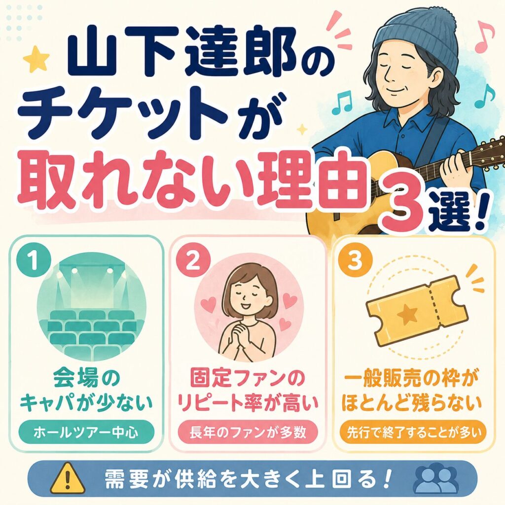 山下達郎のチケットが取れない理由3選！