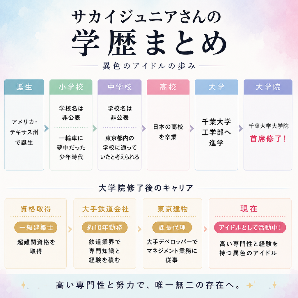 サカイジュニア学歴