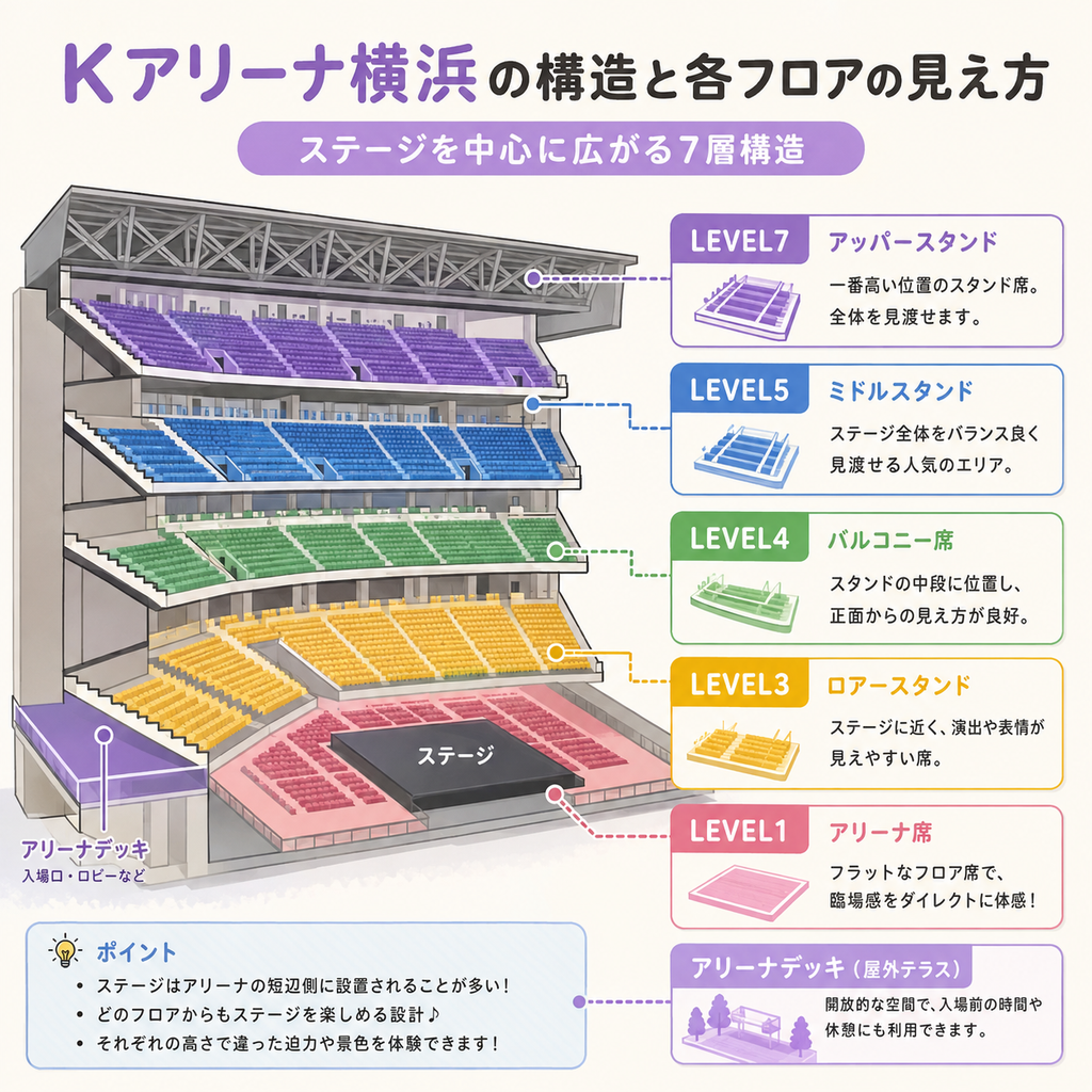 Kアリーナ会場構造