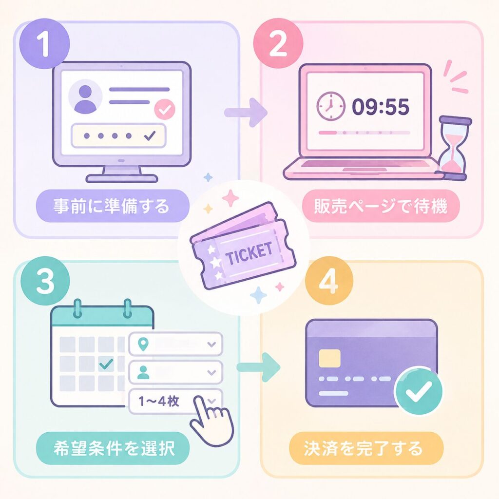一般販売の申し込み方法