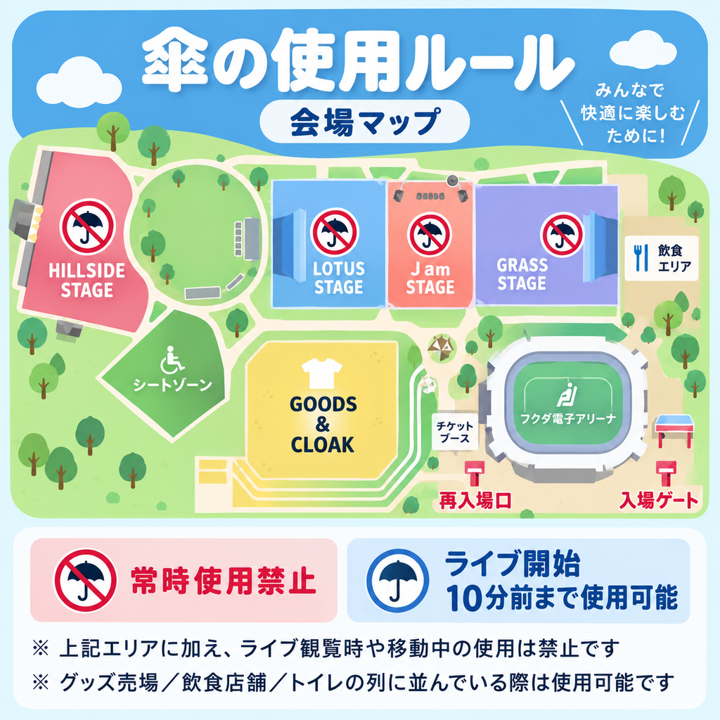 ロッキン　傘マップ