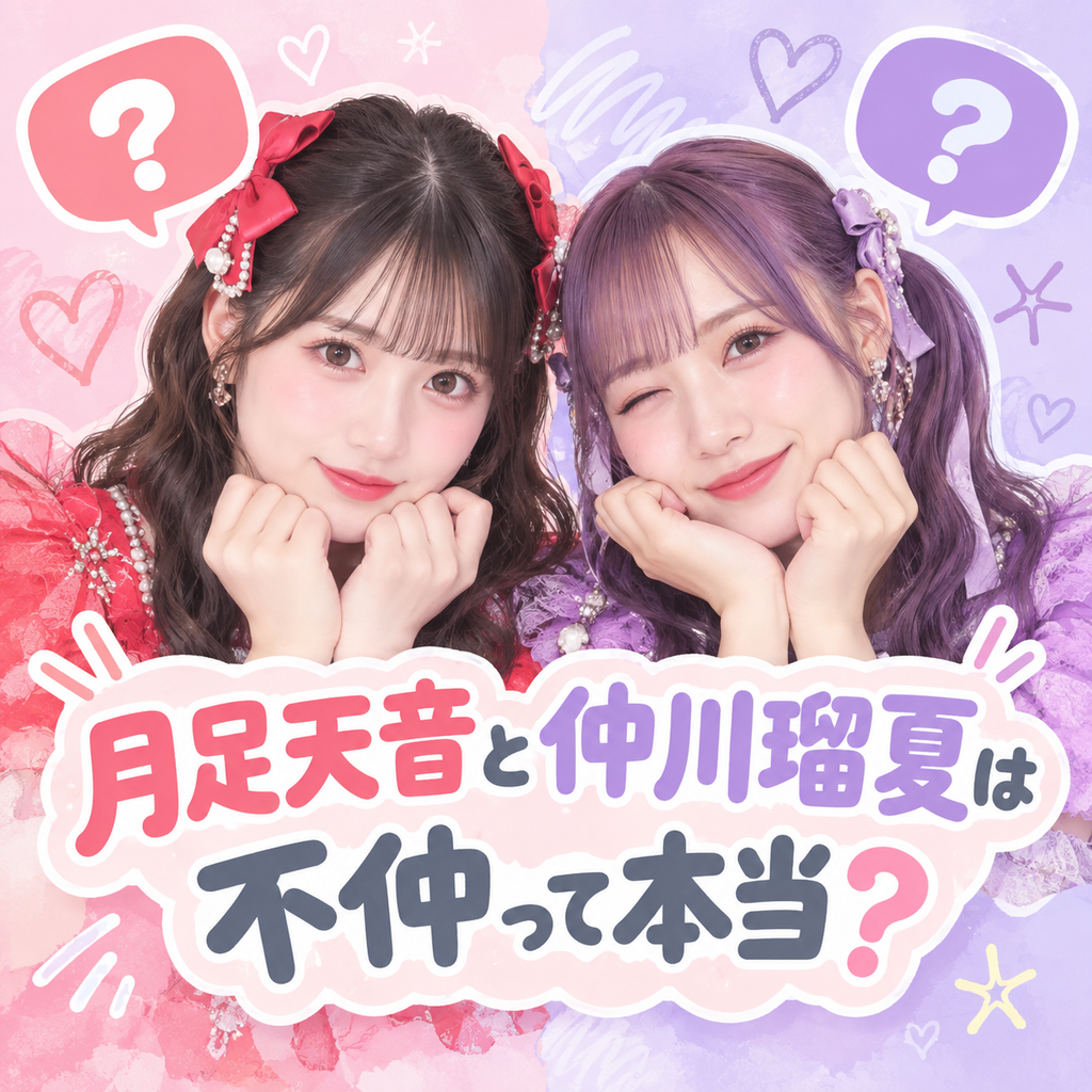 月足天音と仲川瑠夏の不仲説