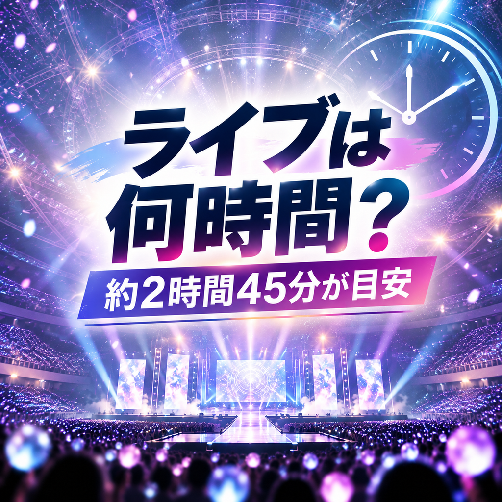 ライブ時間は何時間