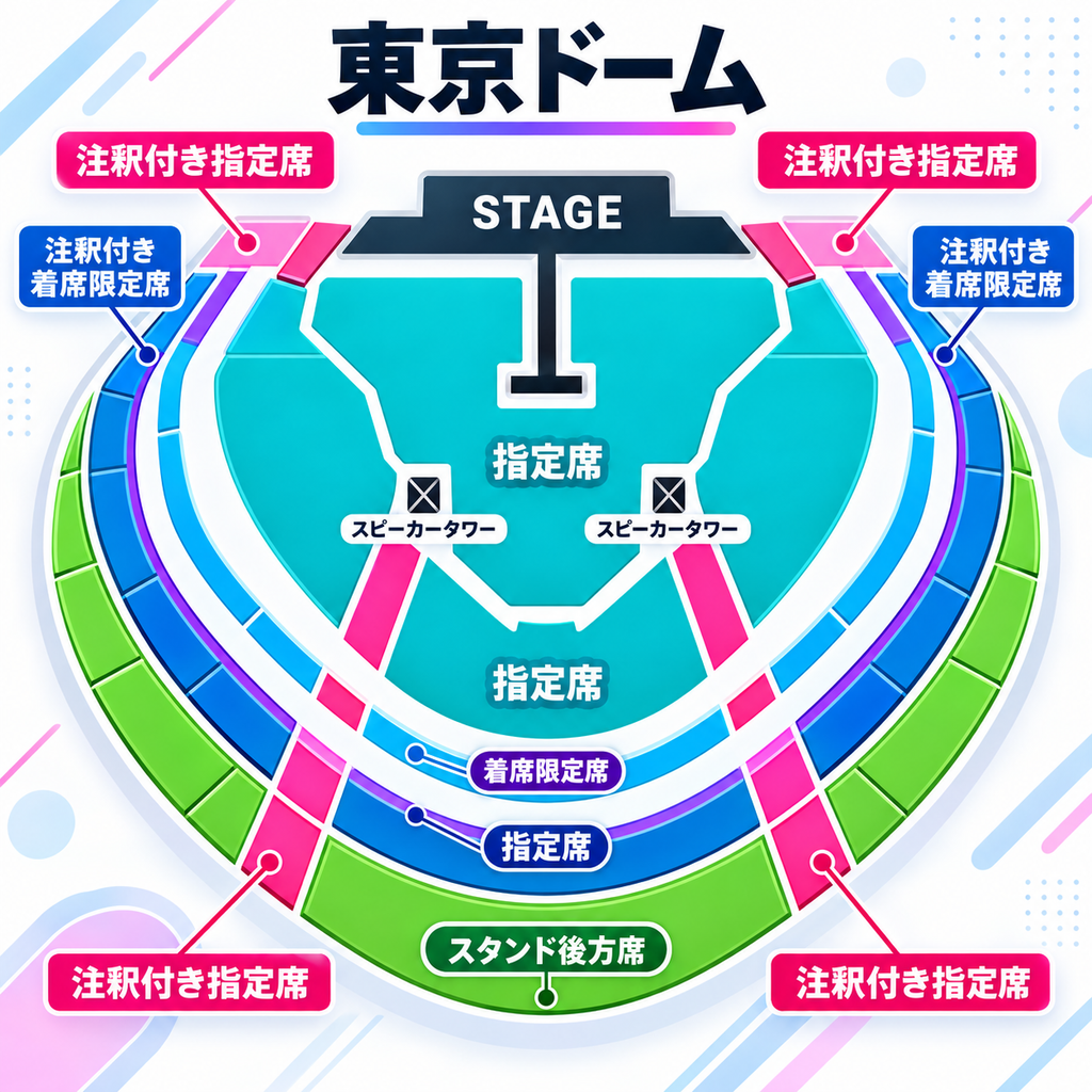 東京ドーム 注釈付き指定席