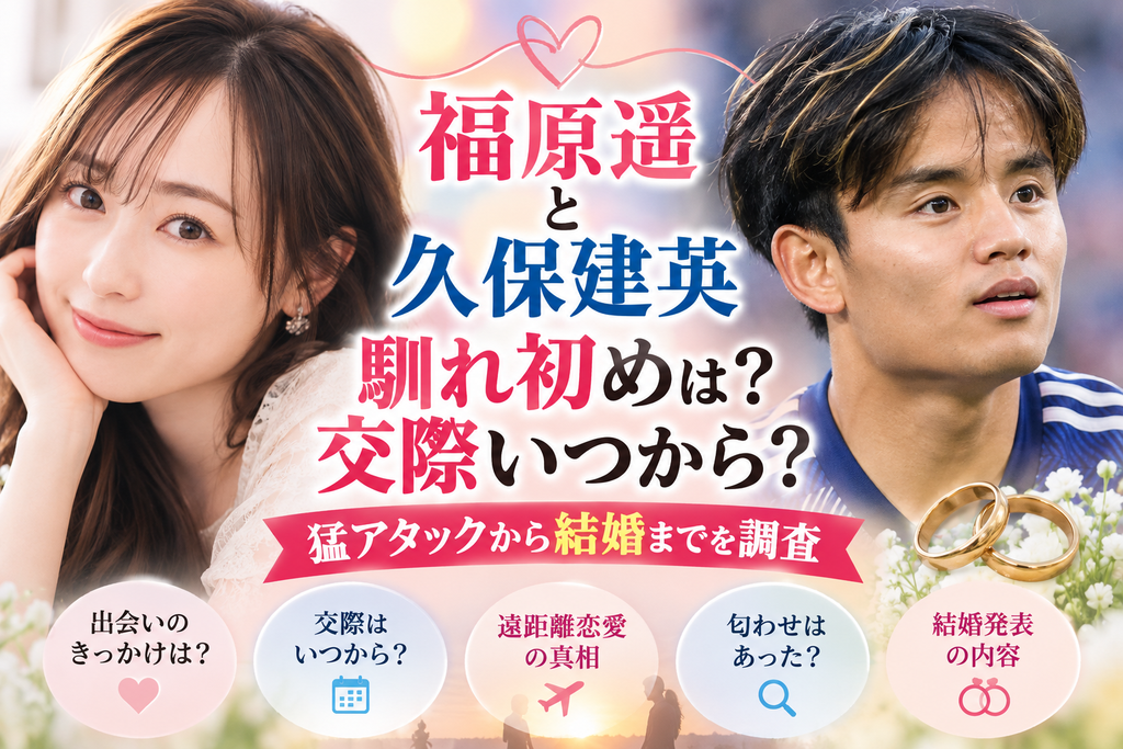福原遥と久保建英の馴れ初め